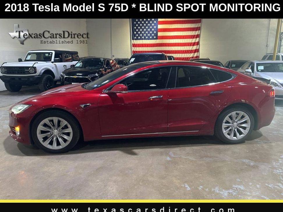 TESLA MODEL S 2018 5YJSA1E25JF281205 image